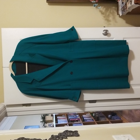 Vintage Jill Jr Wool Coat This Beautiful Green Coat is in excellent condition! - Picture 5 of 6